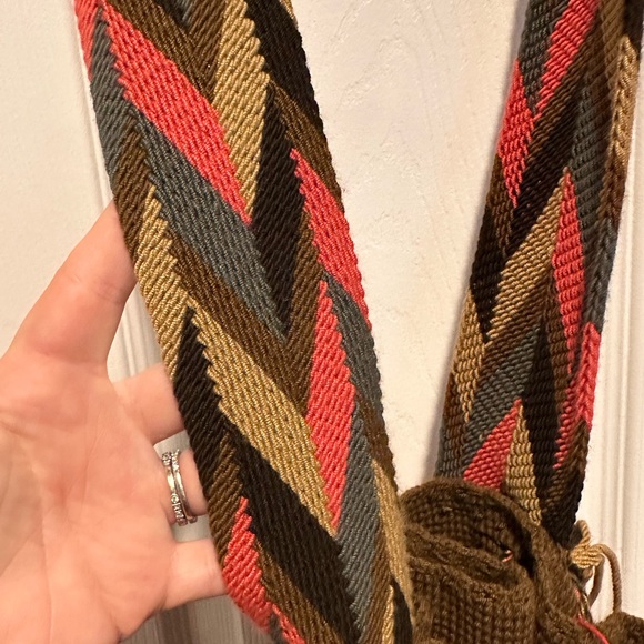 Wayuu bag - brown and light pink - Picture 11 of 13